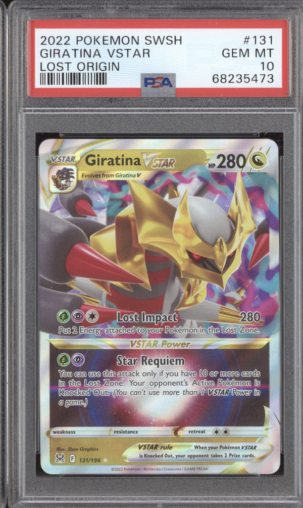 Giratina VStar 2022 Pokemon Lost Origin 131/196 PSA 10