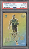 Tyrese Haliburton 2020-21 Panini Court Kings 195 Level IV RC PSA 10