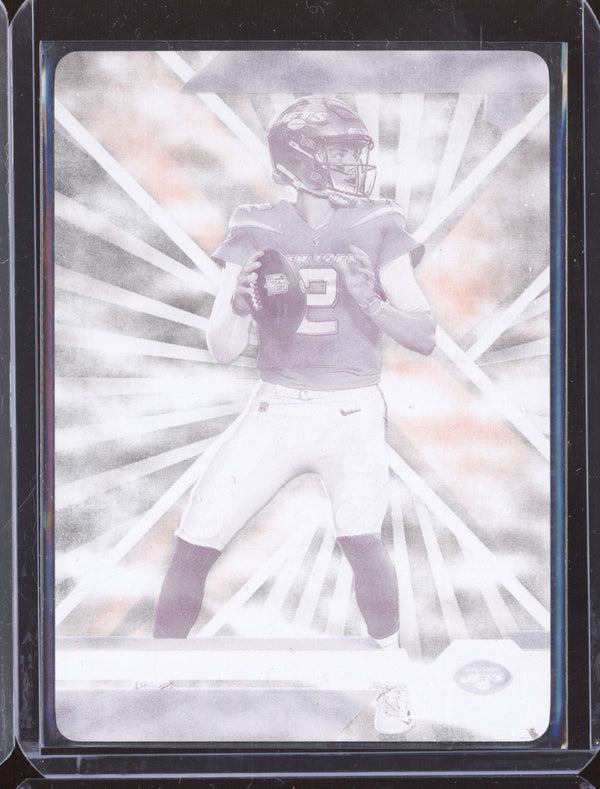 Zach Wilson 2021 Panini XR 102 Printing Plate RC 1/1