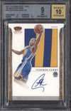 Stephen Curry 2011-12 Panini Preferred Silhouettes Prime Patch 6/25 BGS 9/10 RCH