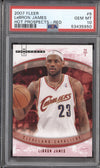 LeBron James 2007-08 Fleere Hot Prospects 5 Red 1/25 PSA 10 RKO