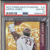LeBron James 2015-16 Panini Gold Standard 16 Jersey Number 6/299 PSA 10 RKO