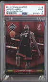 LeBron James 2011-12 Panini Limited 8 Gold Spotlight 19/25 PSA 9 RKO