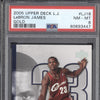 LeBron James 2005-06 Upper Deck LeBron James LJ18 Gold 1/5 PSA 8 RKO
