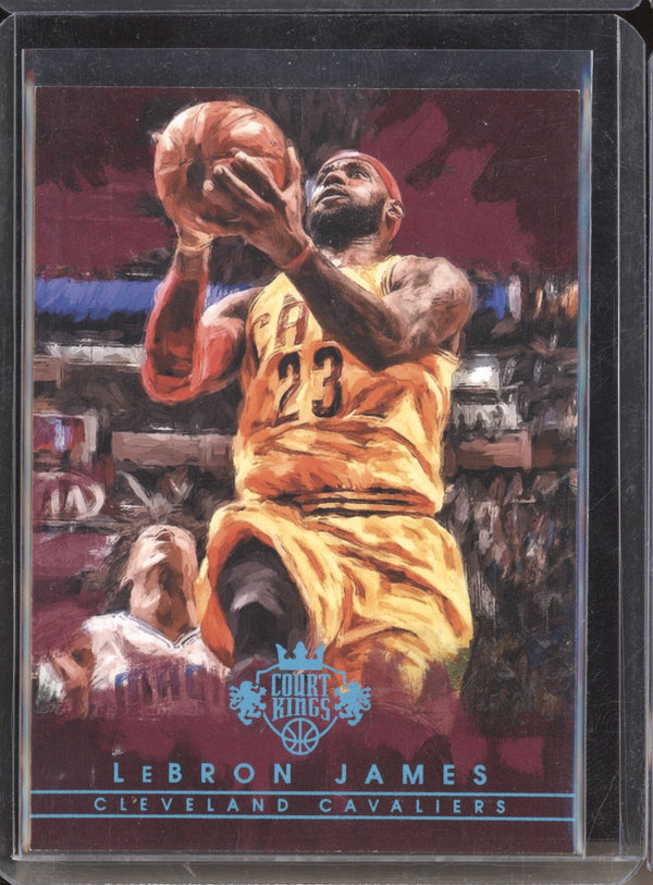 LeBron James 2015-16 Panini Court Kings 51 Sapphire 22/25  RKO