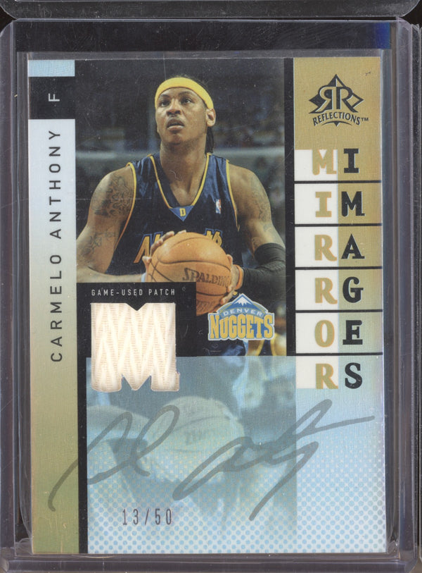 LeBron James Carmelo Anthony 2006-07 UD Reflections Mirror Images Prime /50  RKO