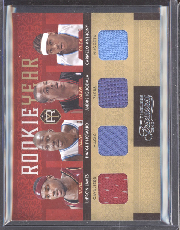 James/Howard/Iguodala/Anthony 2009-10 0 Timeless Treasures Rookie Prime /25  RKO