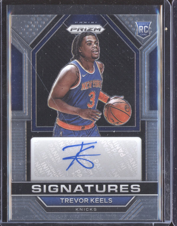 Trevor Keels 2022-23 Panini Prizm RSI-TKE Rookie Signatures RC