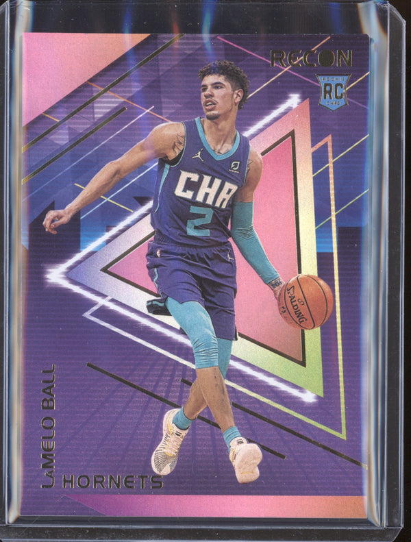 Lamelo Ball 2020-21 Panini  Recon 102 Pink RC