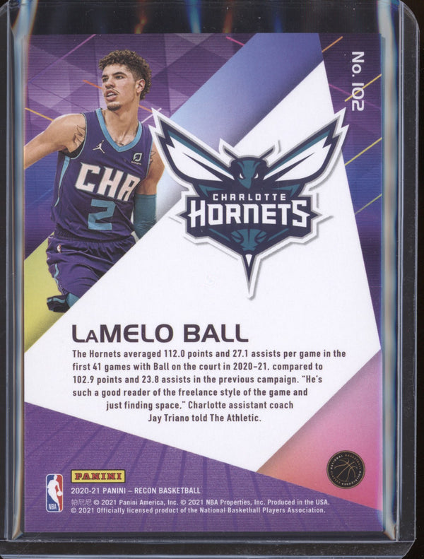 Lamelo Ball 2020-21 Panini  Recon 102 Pink RC