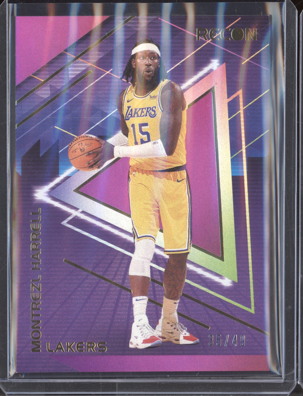 Montrezl Harrell 2020-21 Panini  Recon 124 Purple 35/49