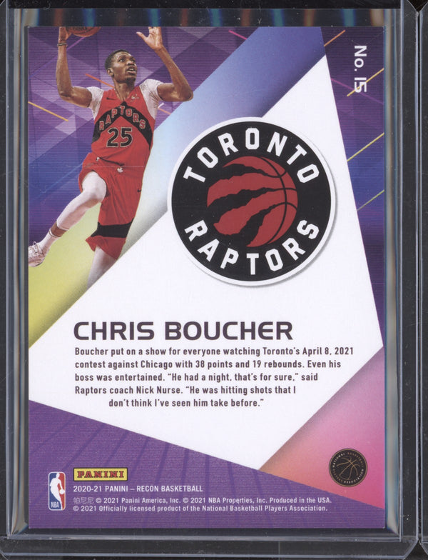 Chris Boucher 2020-21 Panini  Recon 15 Green 2/5