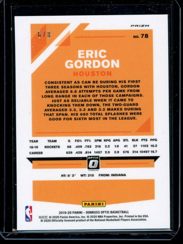 Eric Gordon 2019-20 Panini Donruss Optic Tmall Lucky Envelope 6/8