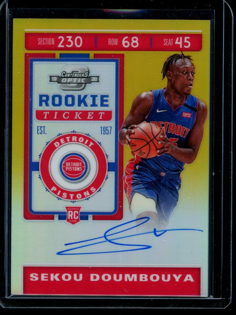 6/25 rookie auto sekou doumbouya hot