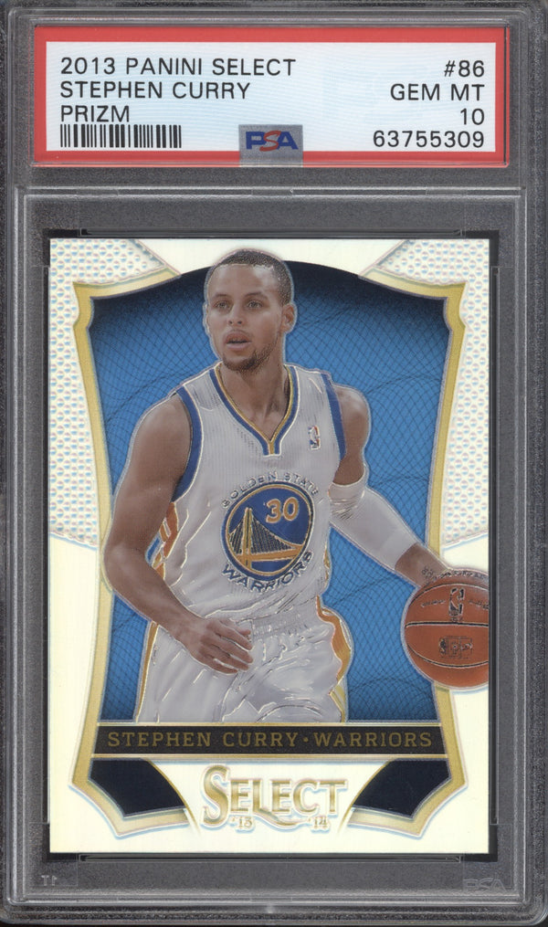 Stephen Curry 2013 Panini Select Prizm PSA 10