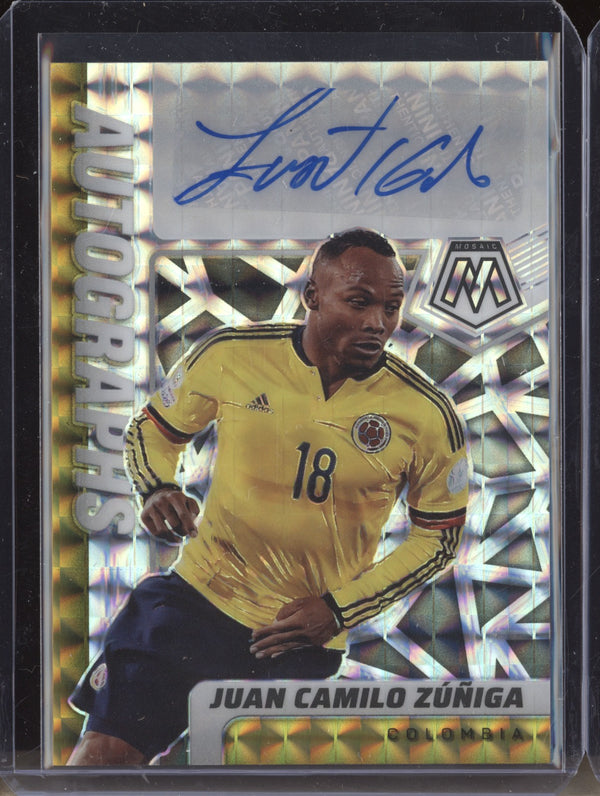 Juan Camilo Zuniga 2022 Panini Mosaic RTWC A-JCZ Autographs