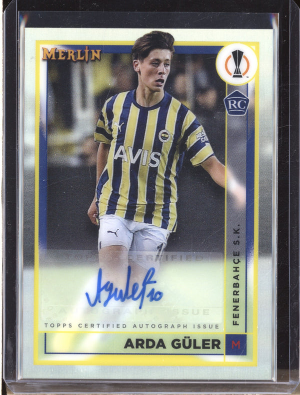 Arda Guler 2022-23 Topps Merlin UCC AC-GU Auto RC