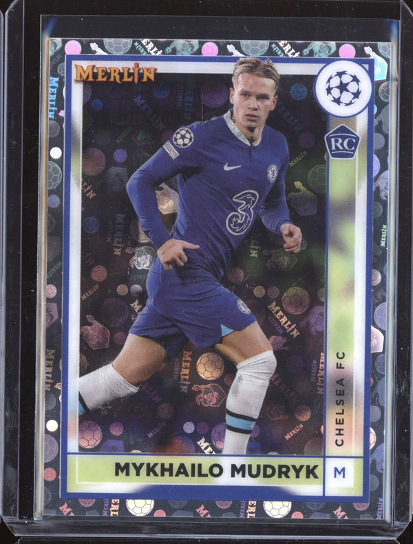 Mykhailo Mudryk 2022-23 Topps Merlin UCC 41 Vintage Refractor RC