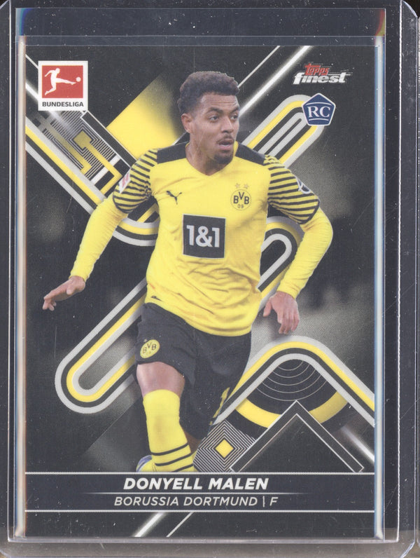 Donyell Malen 2021-22 Topps Finest Bundesliga 48 Black Refractor 147/199