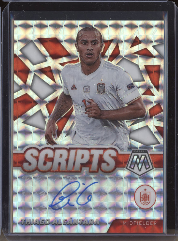 Thiago Alcantara 2022 Panini Mosaic RTWC S-TA Scripts Auto