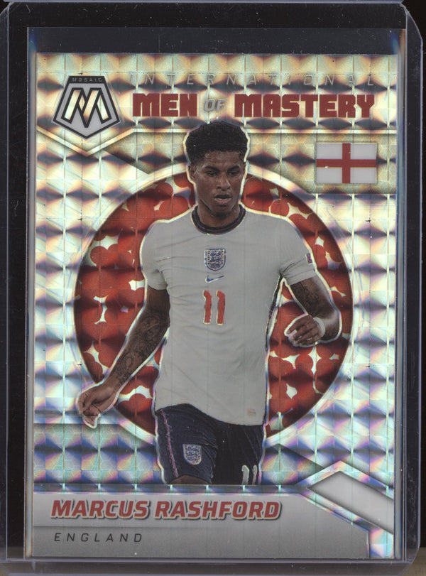 Marcus Rashford 2022 Panini Mosaic RTWC 39 International Men of Mastery Mosaic