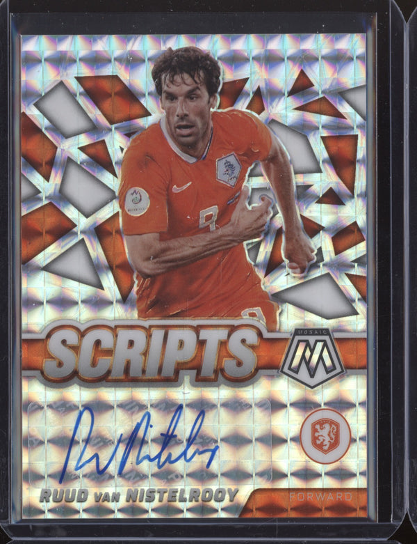 Ruud van Nistelrooy 2022 Panini Mosaic RTWC S-RVN Scripts Auto