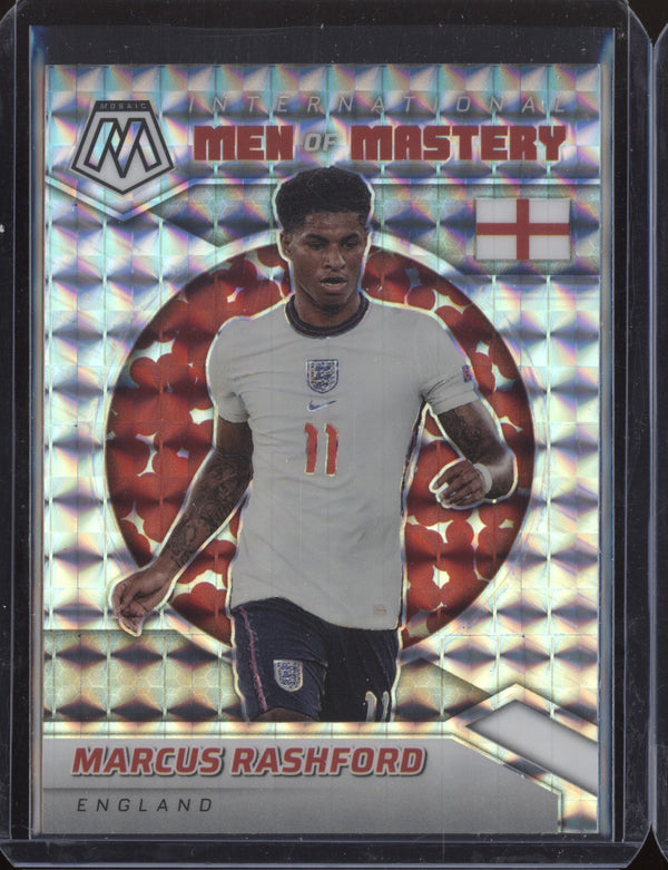 Marcus Rashford 2022 Panini Mosaic RTWC 39 International Men of Mastery Mosaic