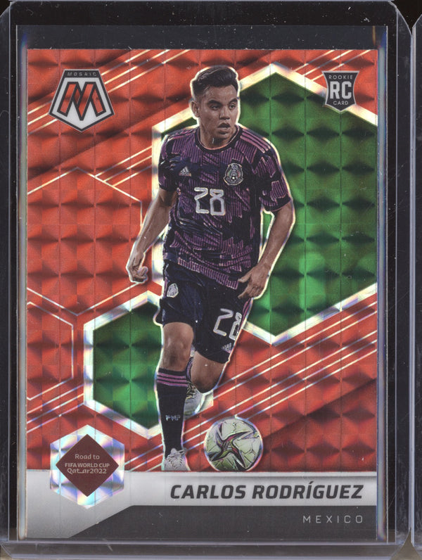 Carlos Rodriguez 2022 Panini Mosaic RTWC 24 Red RC