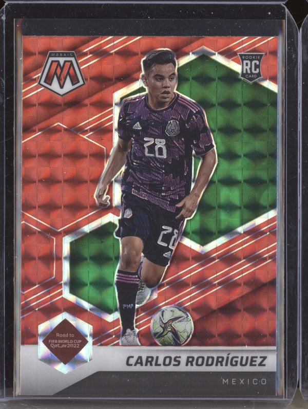 Carlos Rodriguez 2022 Panini Mosaic RTWC 24 Red RC