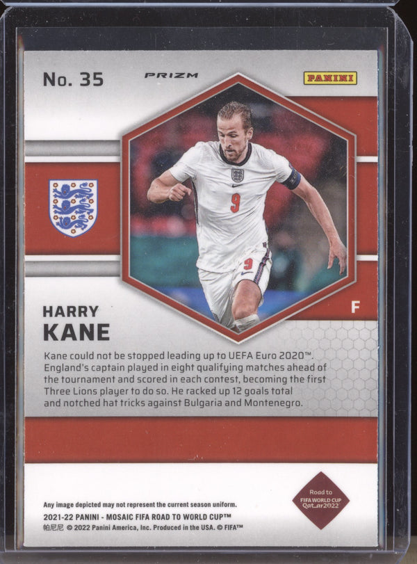 Harry Kane 2022 Panini Mosaic RTWC 35 Red