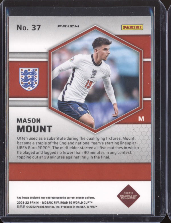 Mason Mount 2022 Panini Mosaic RTWC 37 Red