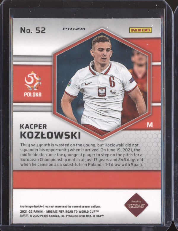 Kacper Kozlowski 2022 Panini Mosaic RTWC 52 Red RC