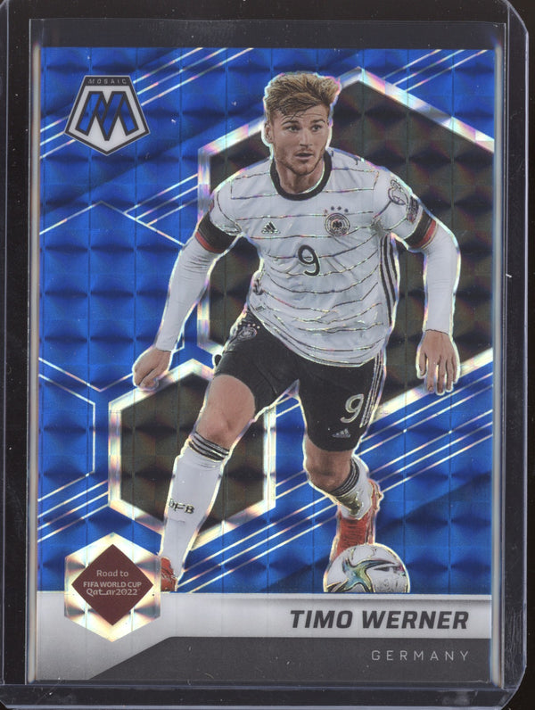 Timo Werner 2022 Panini Mosaic RTWC 65 Blue 10/99