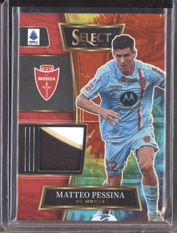 Matteo Pessina 2022-23 Panini Select Serie A SW-MPA Swatches Tie Dye Patch 3/15