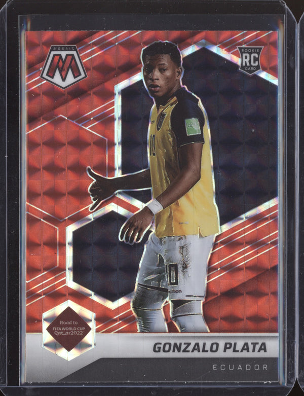 Gonzalo Plata 2022 Panini Mosaic RTWC 76 Red RC