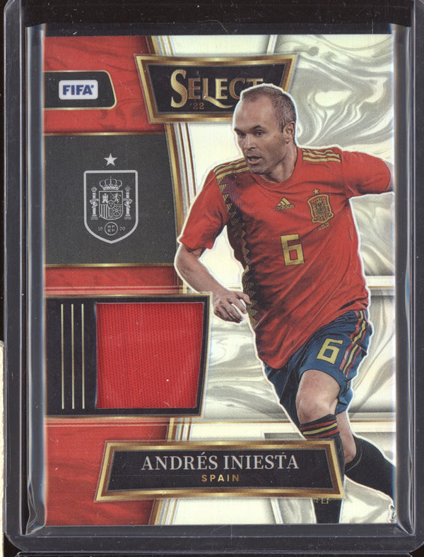 Andres Iniesta 2022-23 Panini Select FIFA SW-AIA Swatches Jersey