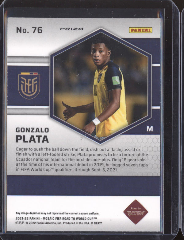 Gonzalo Plata 2022 Panini Mosaic RTWC 76 Red RC