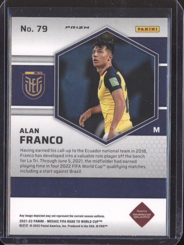 Alan Franco 2022 Panini Mosaic RTWC 79 Red RC