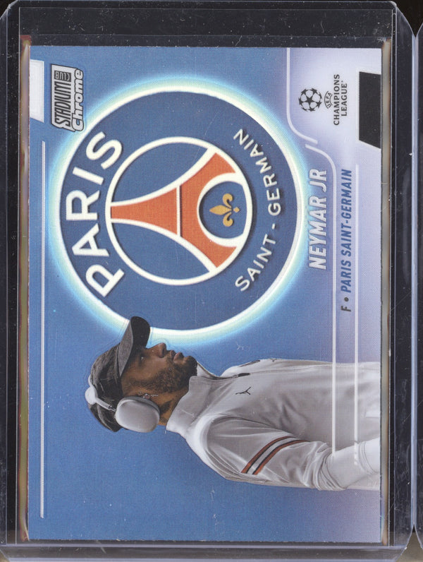 Neymar Jr 2021-22 Topps Stadium Club Chrome UCL 100 Refractor