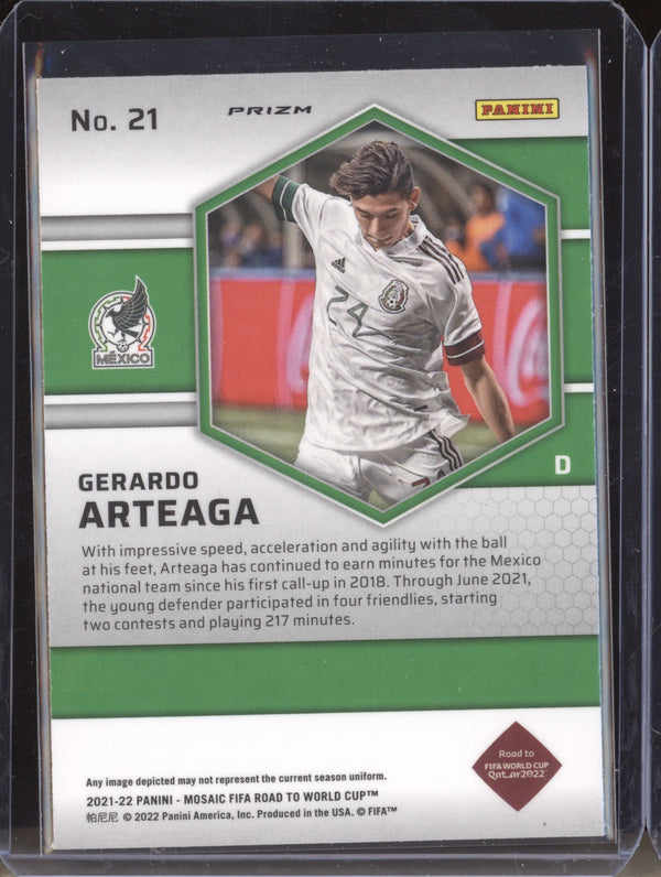 Gerardo Arteaga 2022 Panini Mosaic RTWC 21 Red RC