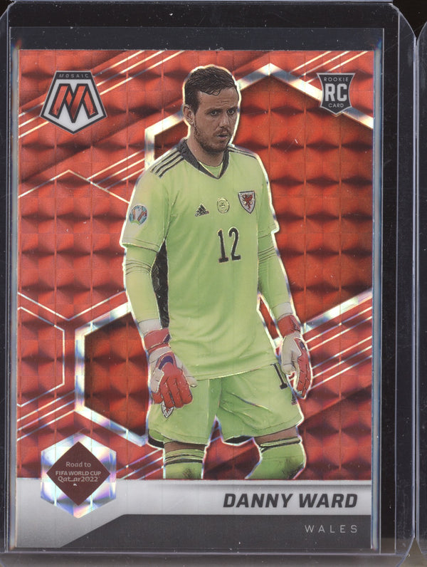 Danny Ward 2022 Panini Mosaic RTWC 81 Red RC