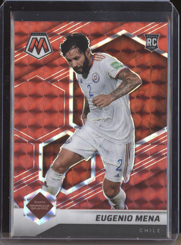 Eugenio Mena 2022 Panini Mosaic RTWC 168 Red RC