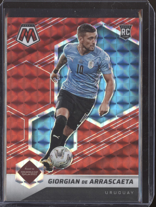 Giorgian de Arrascaeta 2022 Panini Mosaic RTWC 120 Red RC