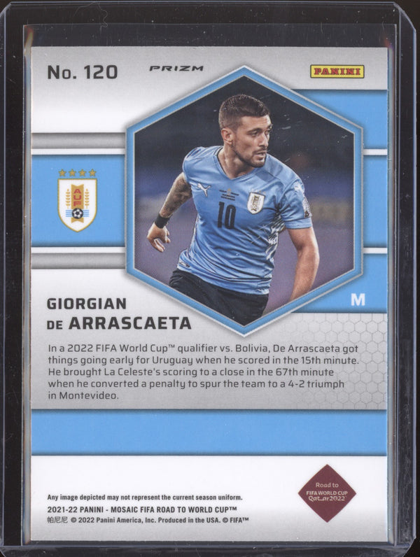 Giorgian de Arrascaeta 2022 Panini Mosaic RTWC 120 Red RC