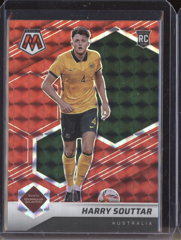 Harry Souttar 2022 Panini Mosaic RTWC 145 Red RC