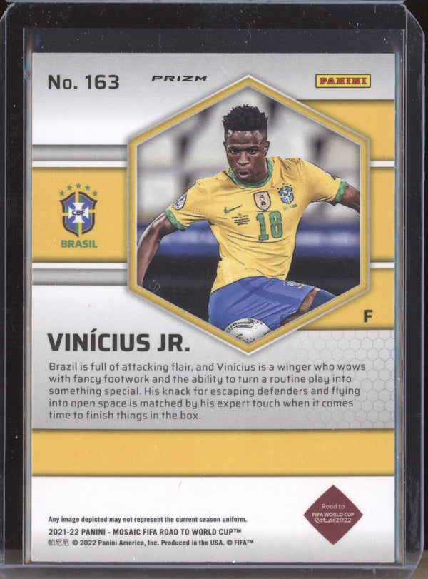 Vinicius Jr 2022 Panini Mosaic RTWC 163 Red