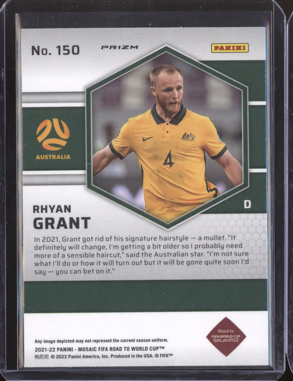 Rhyan Grant 2022 Panini Mosaic RTWC 150 Red RC