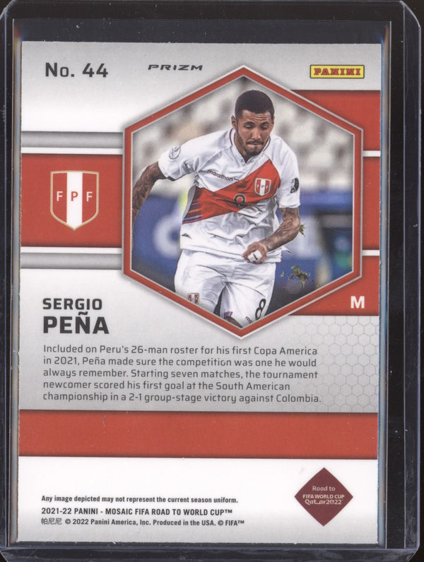 Sergio Pena 2022 Panini Mosaic RTWC 44 Red RC