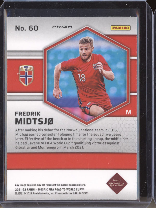 Fredrik Midtsjo 2022 Panini Mosaic RTWC 60 Red RC