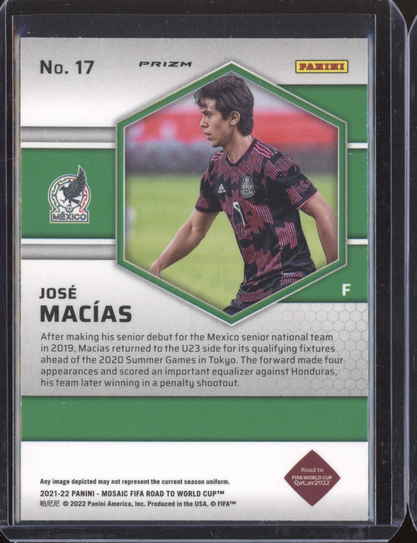 Jose Macias 2022 Panini Mosaic RTWC 17 Mosaic RC